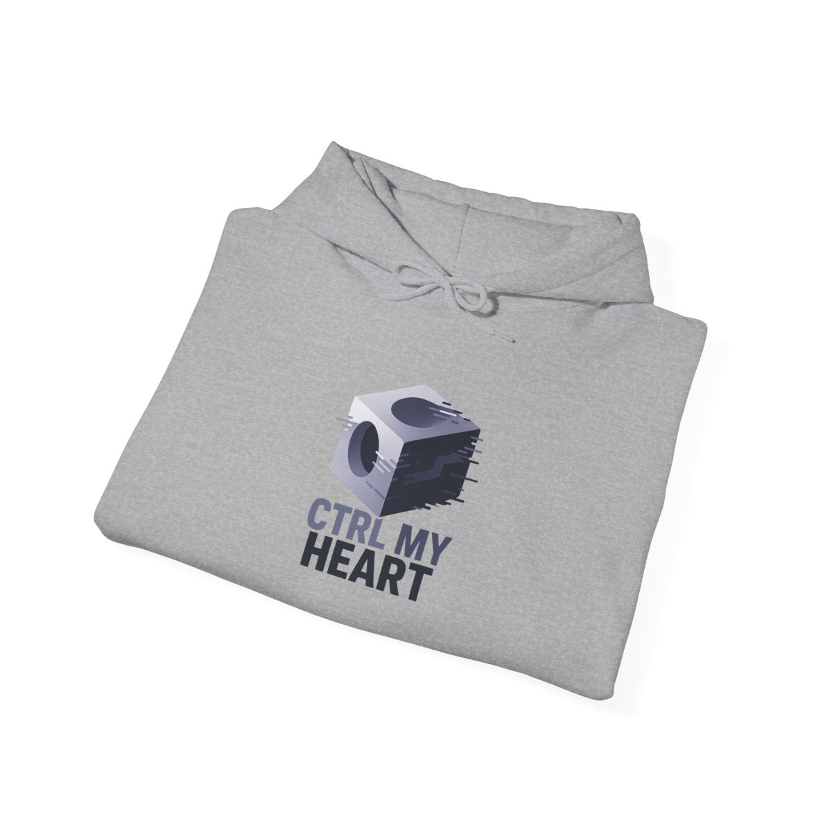 "CTRL MY HEART" CW - 3 Lavender Unisex Hoodie, Tech - Inspired Sweatshirt, Gift for Gamers, Cozy Streetwear, Valentine's Day Gift - AI Tee Hero