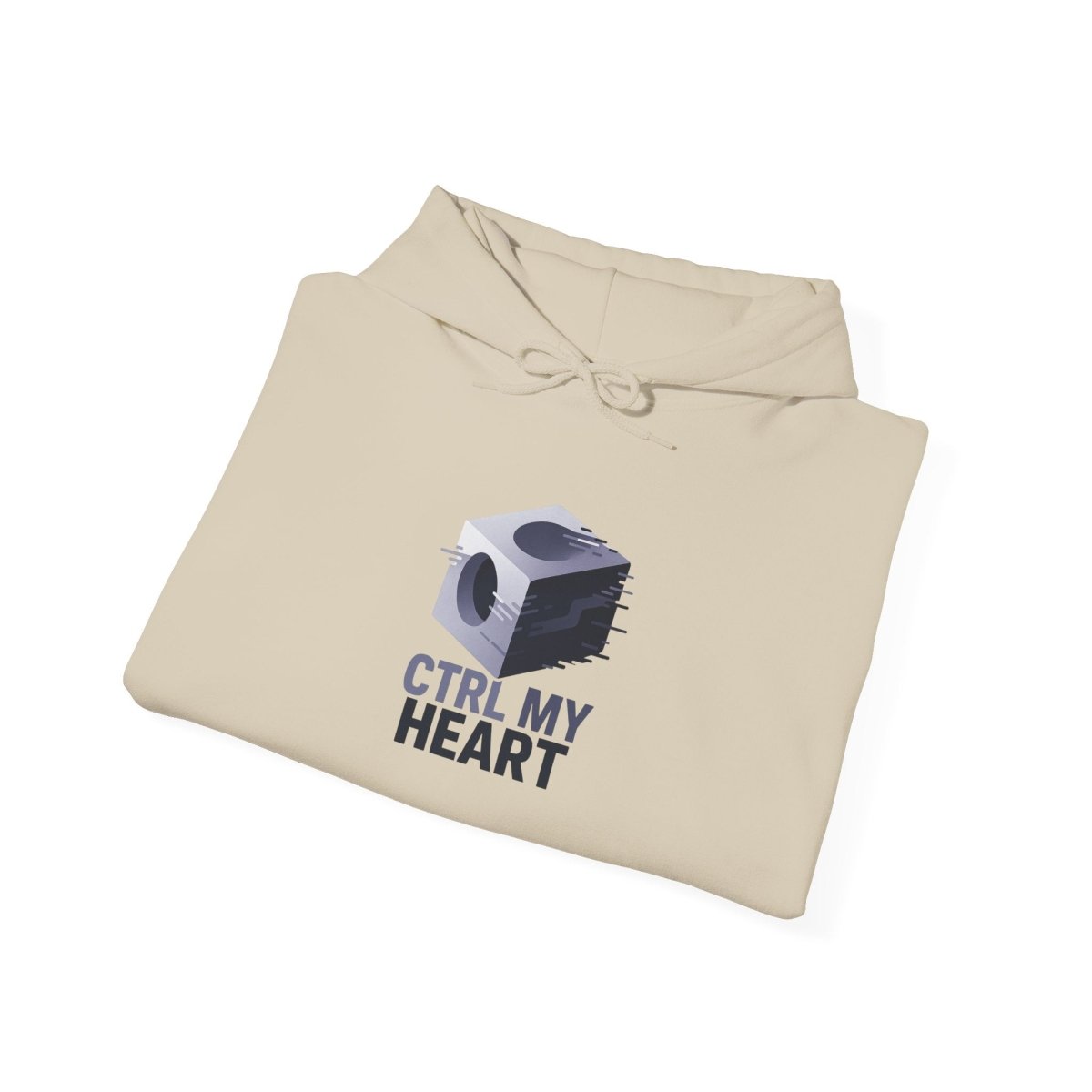 "CTRL MY HEART" CW - 3 Lavender Unisex Hoodie, Tech - Inspired Sweatshirt, Gift for Gamers, Cozy Streetwear, Valentine's Day Gift - AI Tee Hero