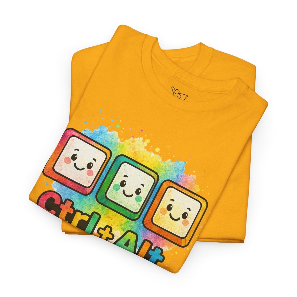 "CTRL.Alt.Teach" Colorful Teacher Tee Gift for Educators, Funny Teaching Shirt, Back to School Apparel, Classroom Humor Top - AI Tee Hero