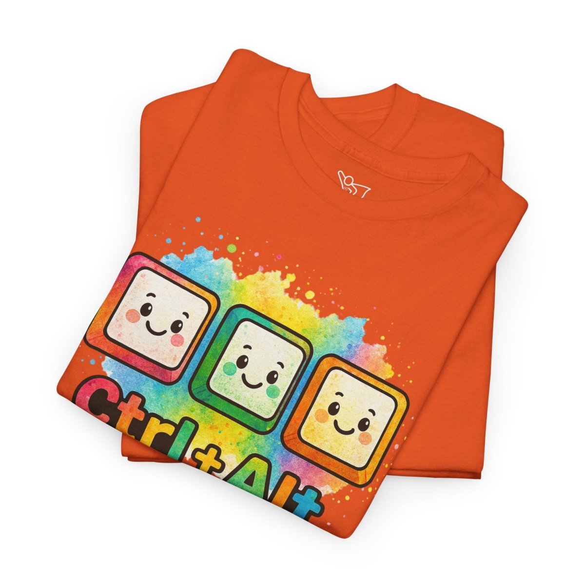 "CTRL.Alt.Teach" Colorful Teacher Tee Gift for Educators, Funny Teaching Shirt, Back to School Apparel, Classroom Humor Top - AI Tee Hero