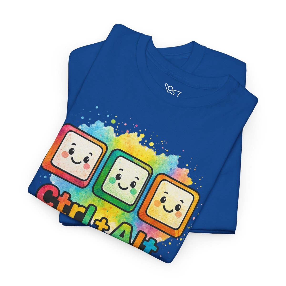 "CTRL.Alt.Teach" Colorful Teacher Tee Gift for Educators, Funny Teaching Shirt, Back to School Apparel, Classroom Humor Top - AI Tee Hero