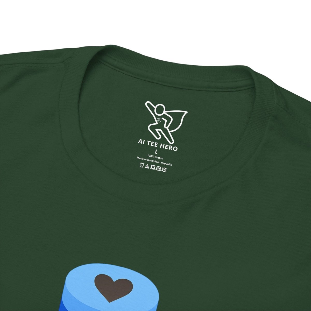 "Data is My Love Language" CW - 2 Casual Unisex Cotton T-Shirt, Tech Enthusiast Gift, Cute Data Lover Apparel, Geeky Gift for Him Her - AI Tee Hero