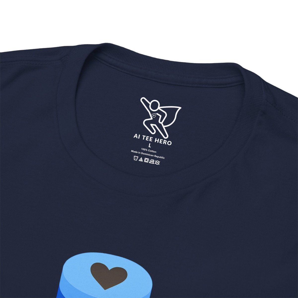 "Data is My Love Language" CW - 2 Casual Unisex Cotton T-Shirt, Tech Enthusiast Gift, Cute Data Lover Apparel, Geeky Gift for Him Her - AI Tee Hero