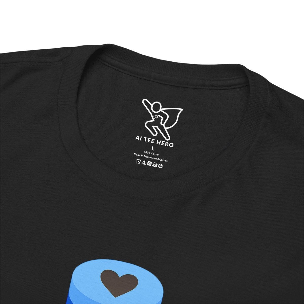 "Data is My Love Language" CW - 2 Casual Unisex Cotton T-Shirt, Tech Enthusiast Gift, Cute Data Lover Apparel, Geeky Gift for Him Her - AI Tee Hero
