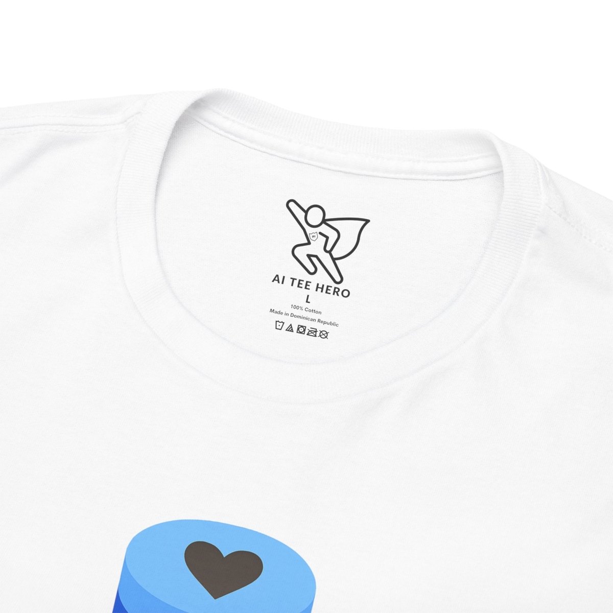 "Data is My Love Language" CW - 2 Casual Unisex Cotton T-Shirt, Tech Enthusiast Gift, Cute Data Lover Apparel, Geeky Gift for Him Her - AI Tee Hero