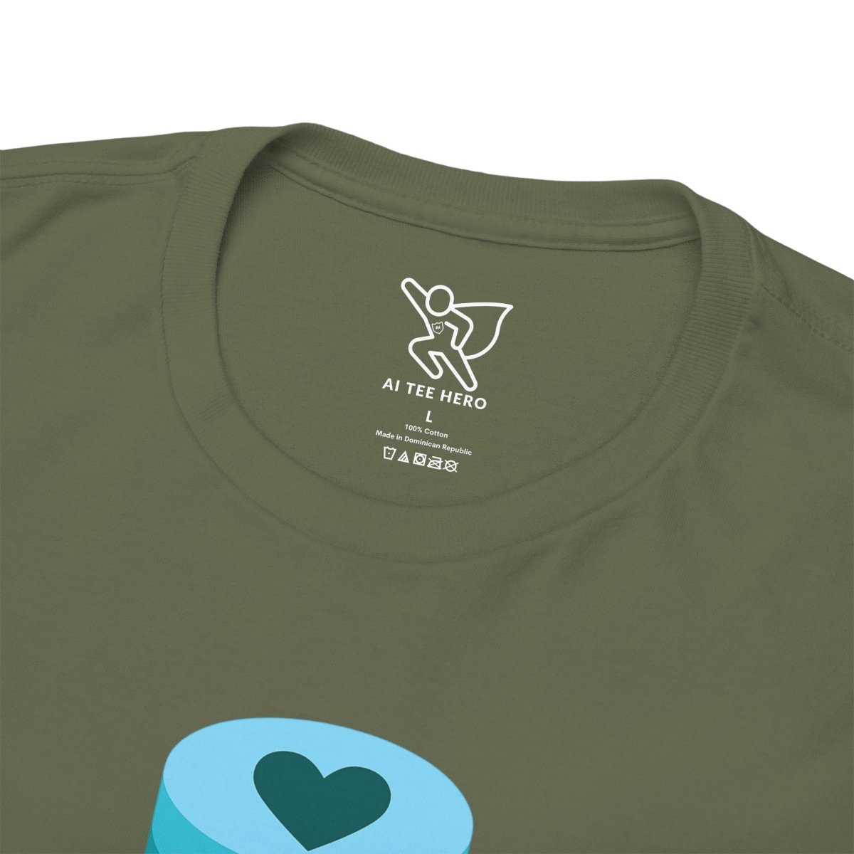 "Data is My Love Language" CW - 4 Casual Unisex Cotton T-Shirt, Tech Enthusiast Gift, Cute Data Lover Apparel, Geeky Gift for Him Her - AI Tee Hero
