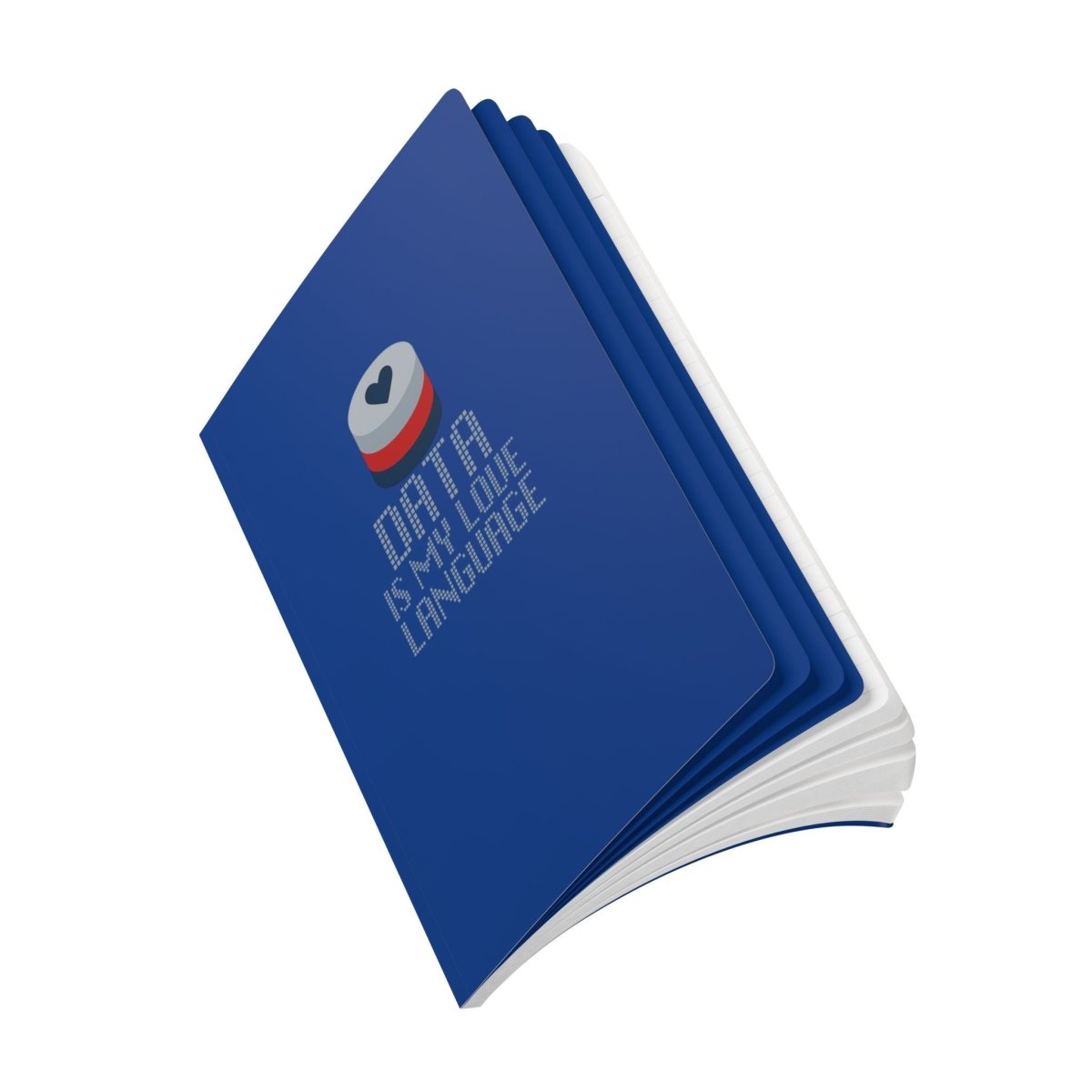 "Data Is My Love Language" Softcover Journal: Perfect for Tech Lovers, Students, and Creative Minds - Personal Diary, Gift, Eco - Friendly Notebook - AI Tee Hero