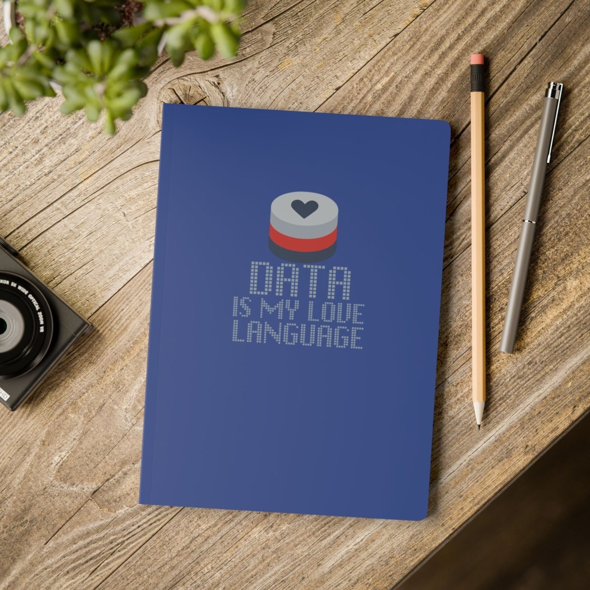 "Data Is My Love Language" Softcover Journal: Perfect for Tech Lovers, Students, and Creative Minds - Personal Diary, Gift, Eco - Friendly Notebook - AI Tee Hero