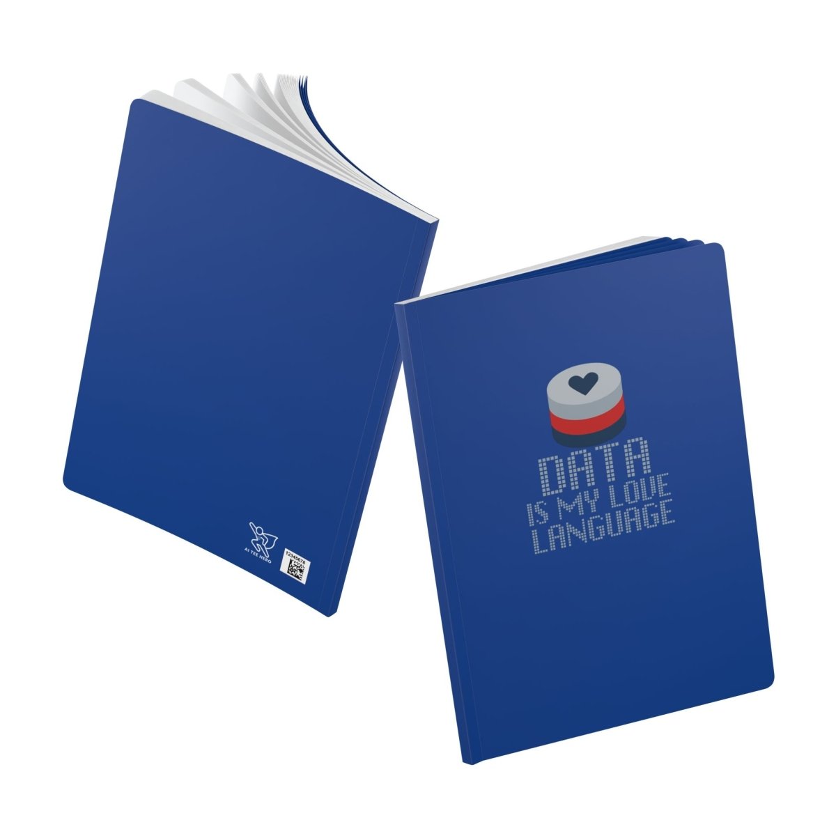 "Data Is My Love Language" Softcover Journal: Perfect for Tech Lovers, Students, and Creative Minds - Personal Diary, Gift, Eco - Friendly Notebook - AI Tee Hero