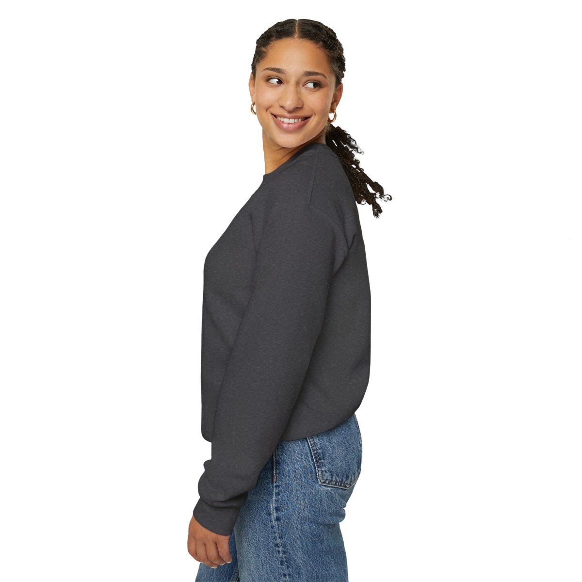 "Data is My Love Language" Sweatshirt - Unisex Crewneck for Tech Lovers, Casual Wear, Gift for Data Enthusiasts, Funny Programming Apparel - AI Tee Hero