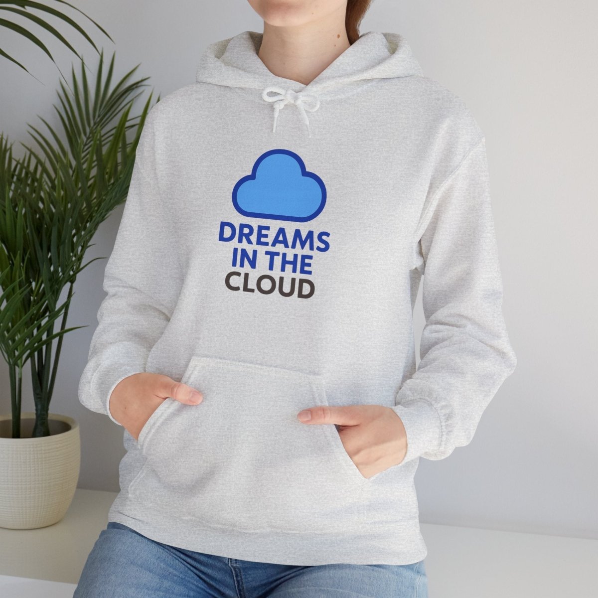 "Dreams In the Cloud" Cozy Hoodie, Perfect for Dreamers, Unisex Pullovers, Gift for Soul Searchers, Cloud - Themed Apparel - AI Tee Hero