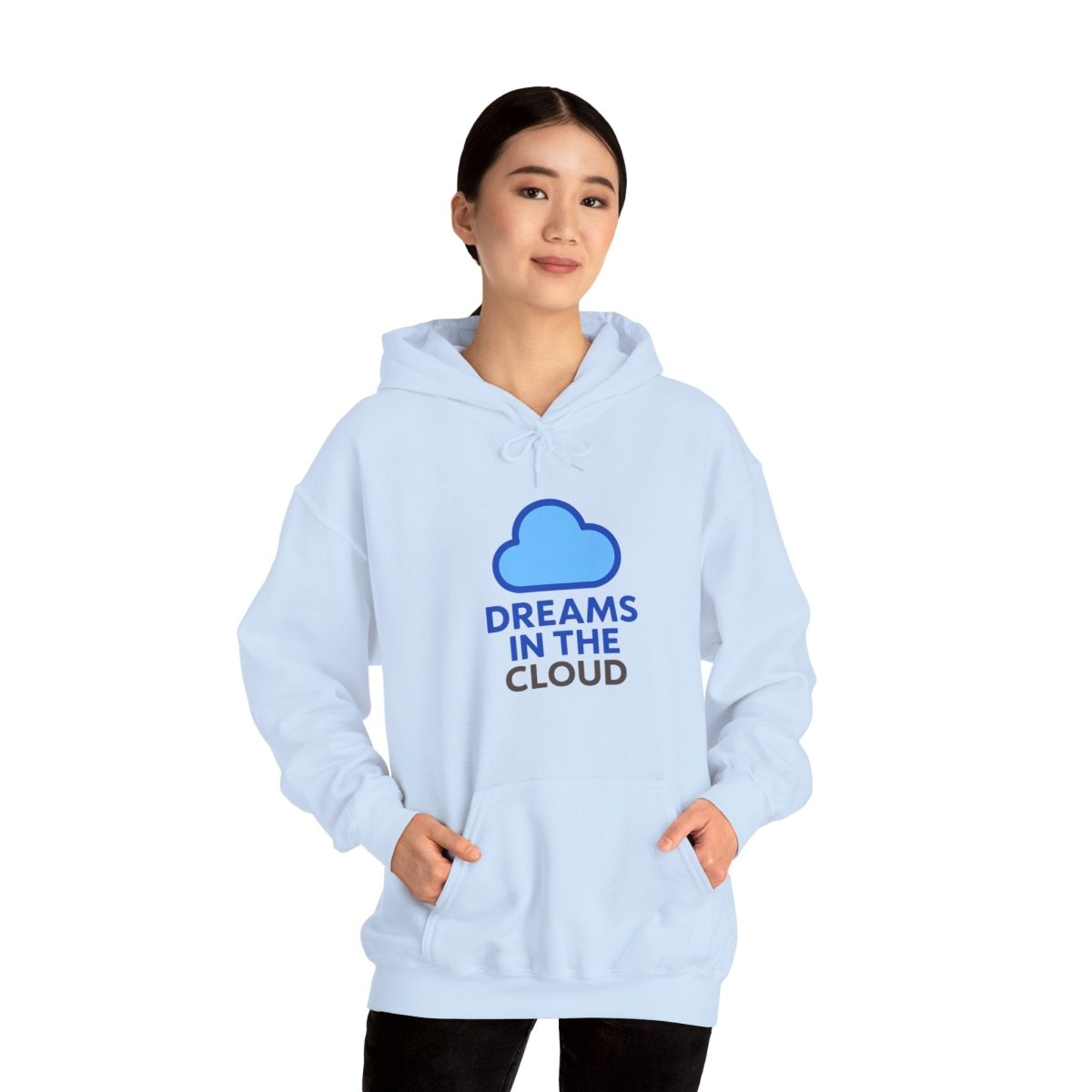 "Dreams In the Cloud" Cozy Hoodie, Perfect for Dreamers, Unisex Pullovers, Gift for Soul Searchers, Cloud - Themed Apparel - AI Tee Hero