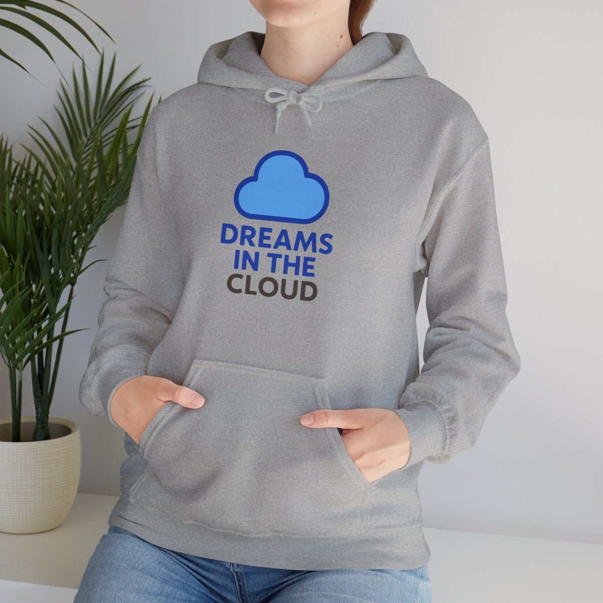 "Dreams In the Cloud" Cozy Hoodie, Perfect for Dreamers, Unisex Pullovers, Gift for Soul Searchers, Cloud - Themed Apparel - AI Tee Hero