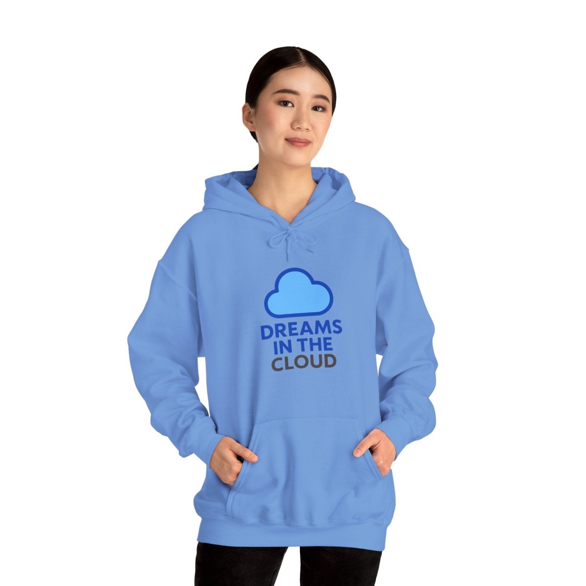"Dreams In the Cloud" Cozy Hoodie, Perfect for Dreamers, Unisex Pullovers, Gift for Soul Searchers, Cloud - Themed Apparel - AI Tee Hero