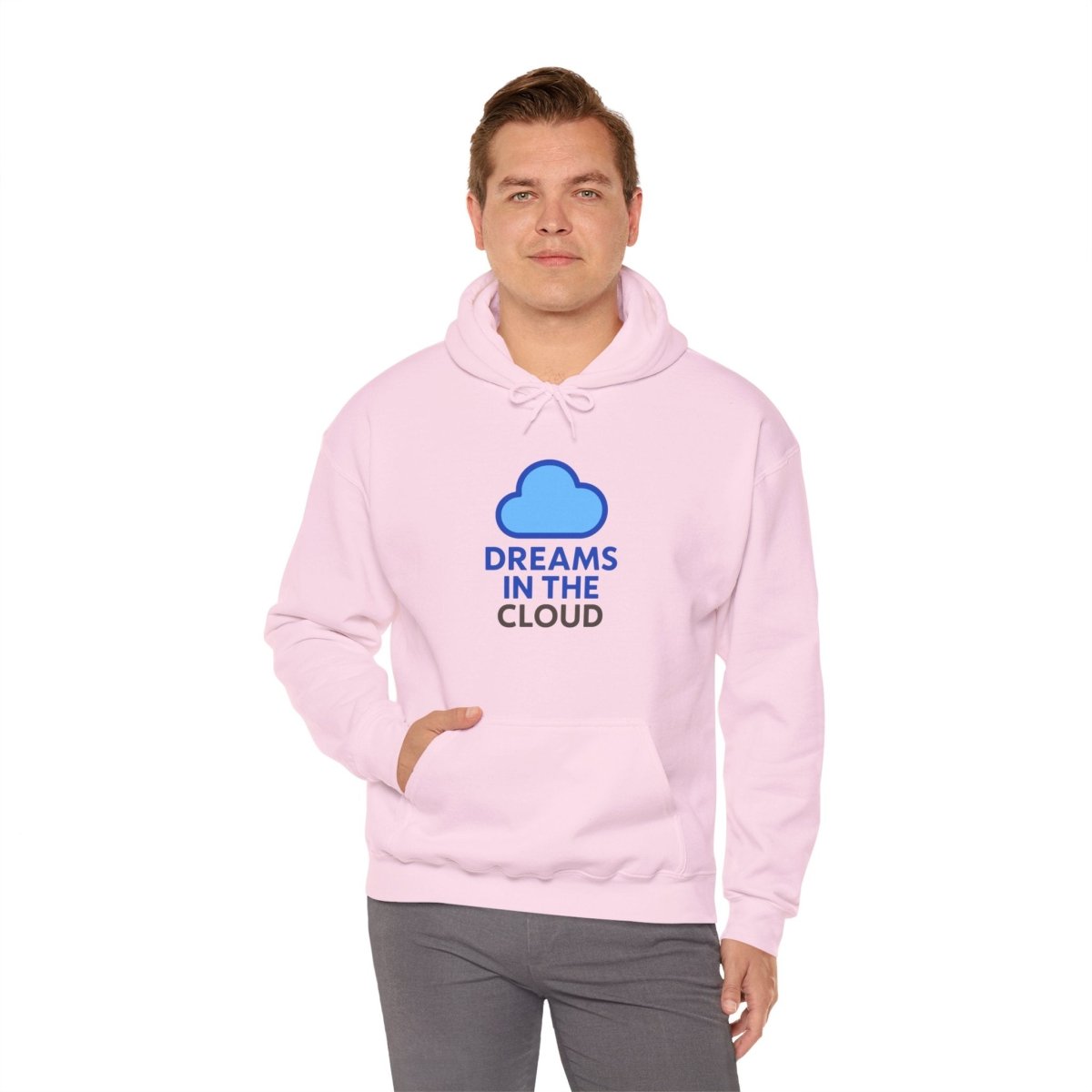 "Dreams In the Cloud" Cozy Hoodie, Perfect for Dreamers, Unisex Pullovers, Gift for Soul Searchers, Cloud - Themed Apparel - AI Tee Hero