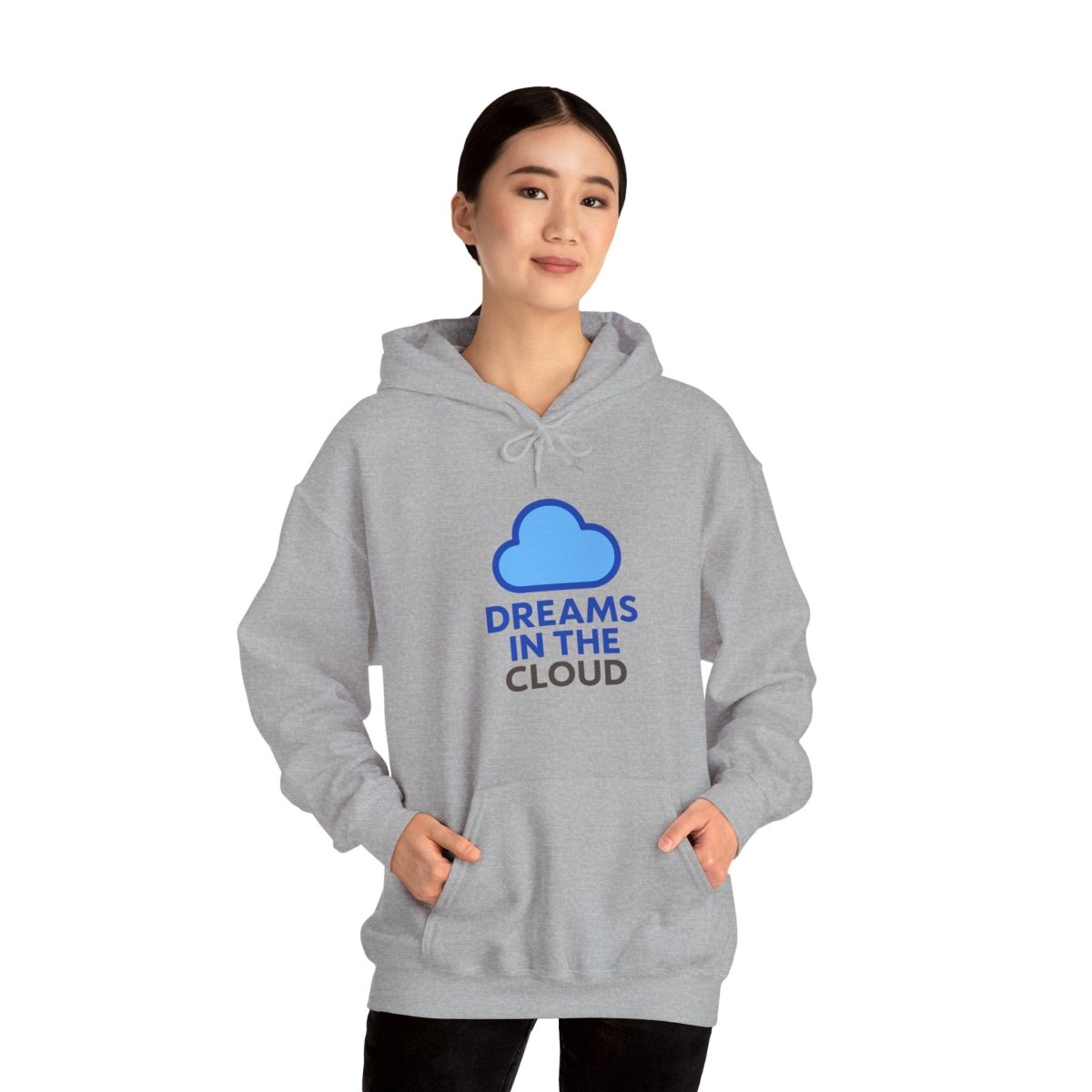 "Dreams In the Cloud" Cozy Hoodie, Perfect for Dreamers, Unisex Pullovers, Gift for Soul Searchers, Cloud - Themed Apparel - AI Tee Hero