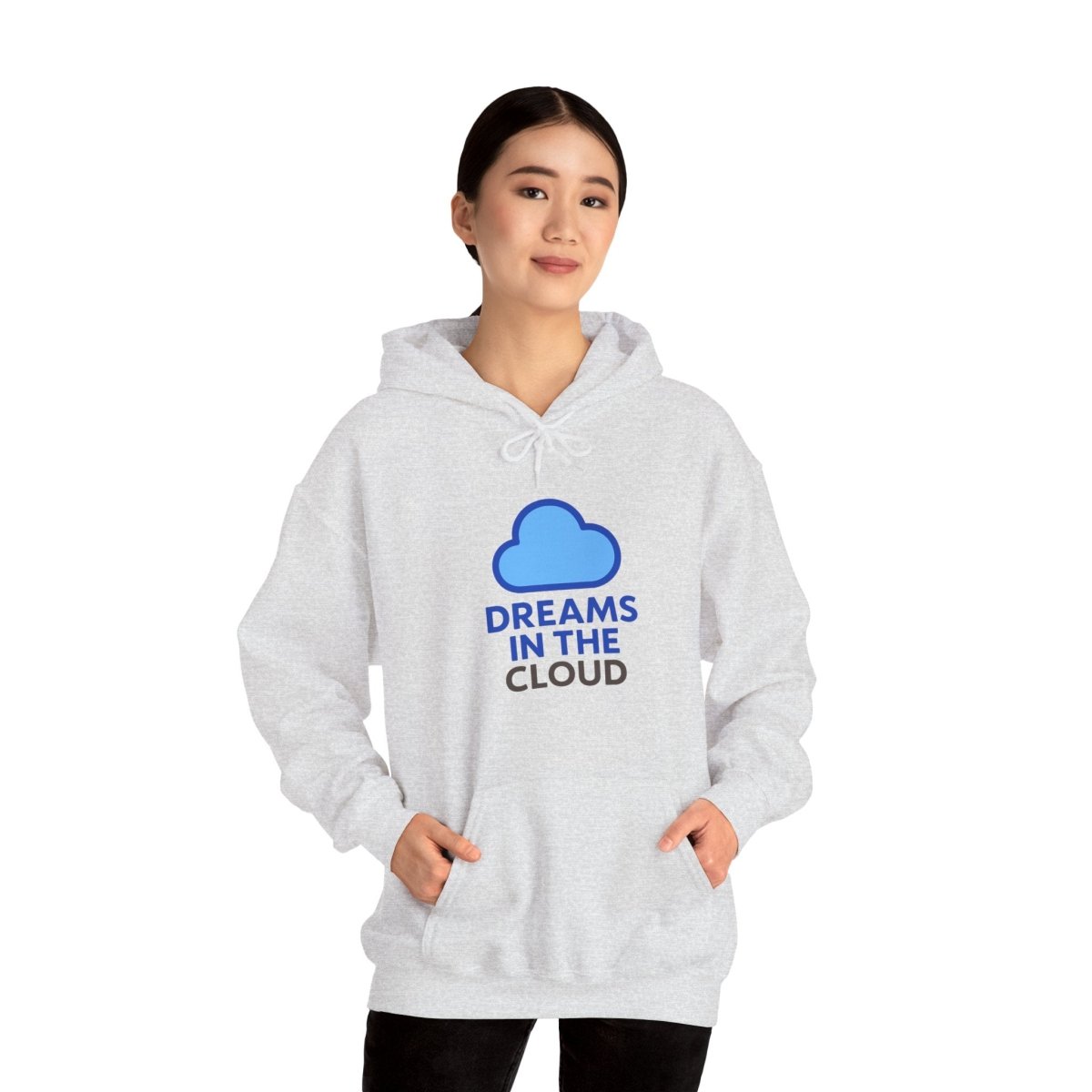 "Dreams In the Cloud" Cozy Hoodie, Perfect for Dreamers, Unisex Pullovers, Gift for Soul Searchers, Cloud - Themed Apparel - AI Tee Hero