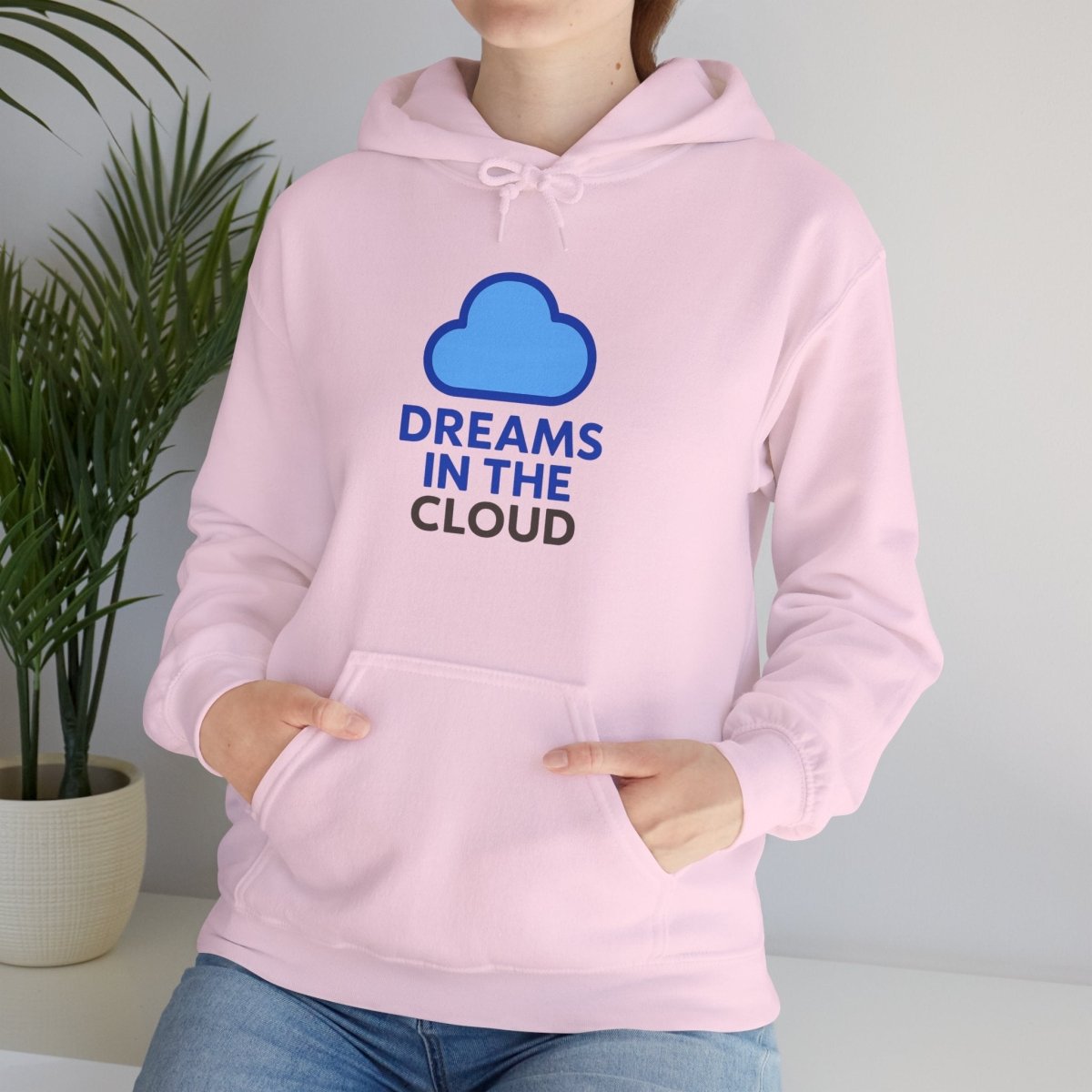 "Dreams In the Cloud" Cozy Hoodie, Perfect for Dreamers, Unisex Pullovers, Gift for Soul Searchers, Cloud - Themed Apparel - AI Tee Hero