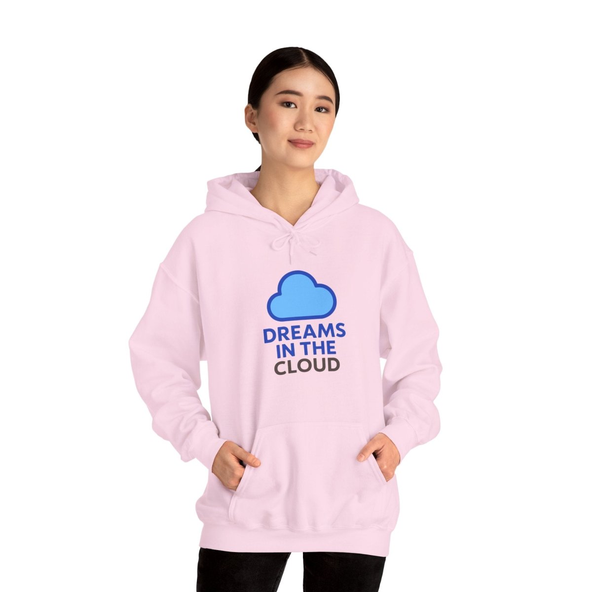 "Dreams In the Cloud" Cozy Hoodie, Perfect for Dreamers, Unisex Pullovers, Gift for Soul Searchers, Cloud - Themed Apparel - AI Tee Hero
