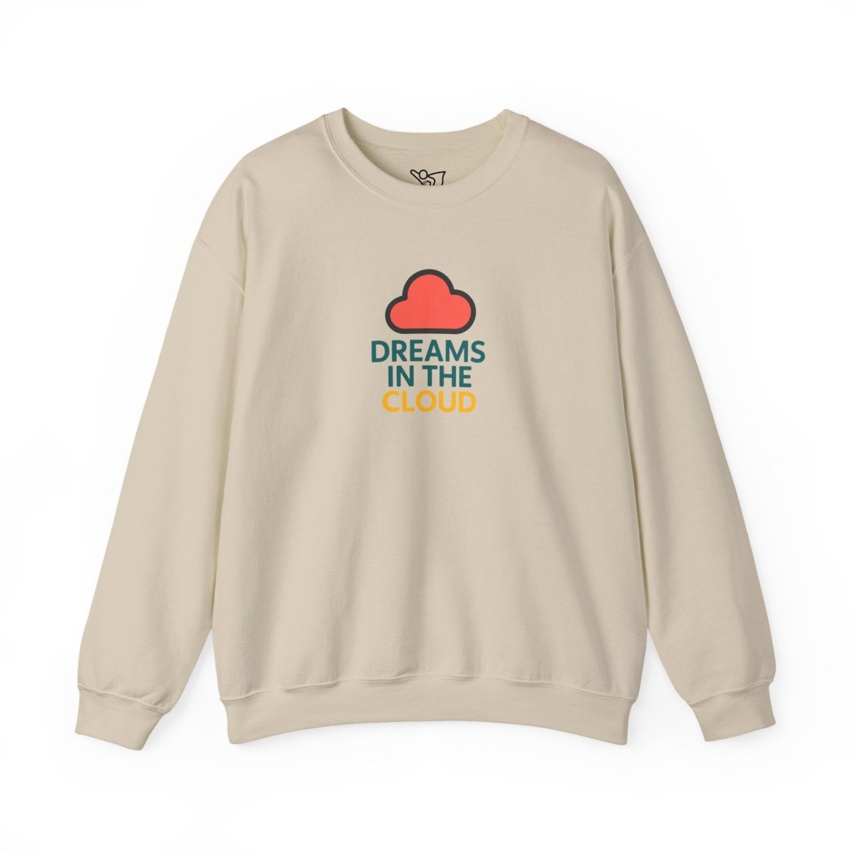 "Dreams in the Cloud" Sweatshirt, Cozy Unisex Crewneck, Comfortable Gift for Dreamers, Everyday Wear, Casual Style - AI Tee Hero