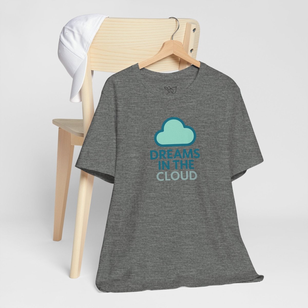 "Dreams in the Cloud" Unisex Tee, Cozy Cloud T-Shirt, Motivational Short Sleeve Shirt, Birthday Gift, Dreamy Casual Wear - AI Tee Hero