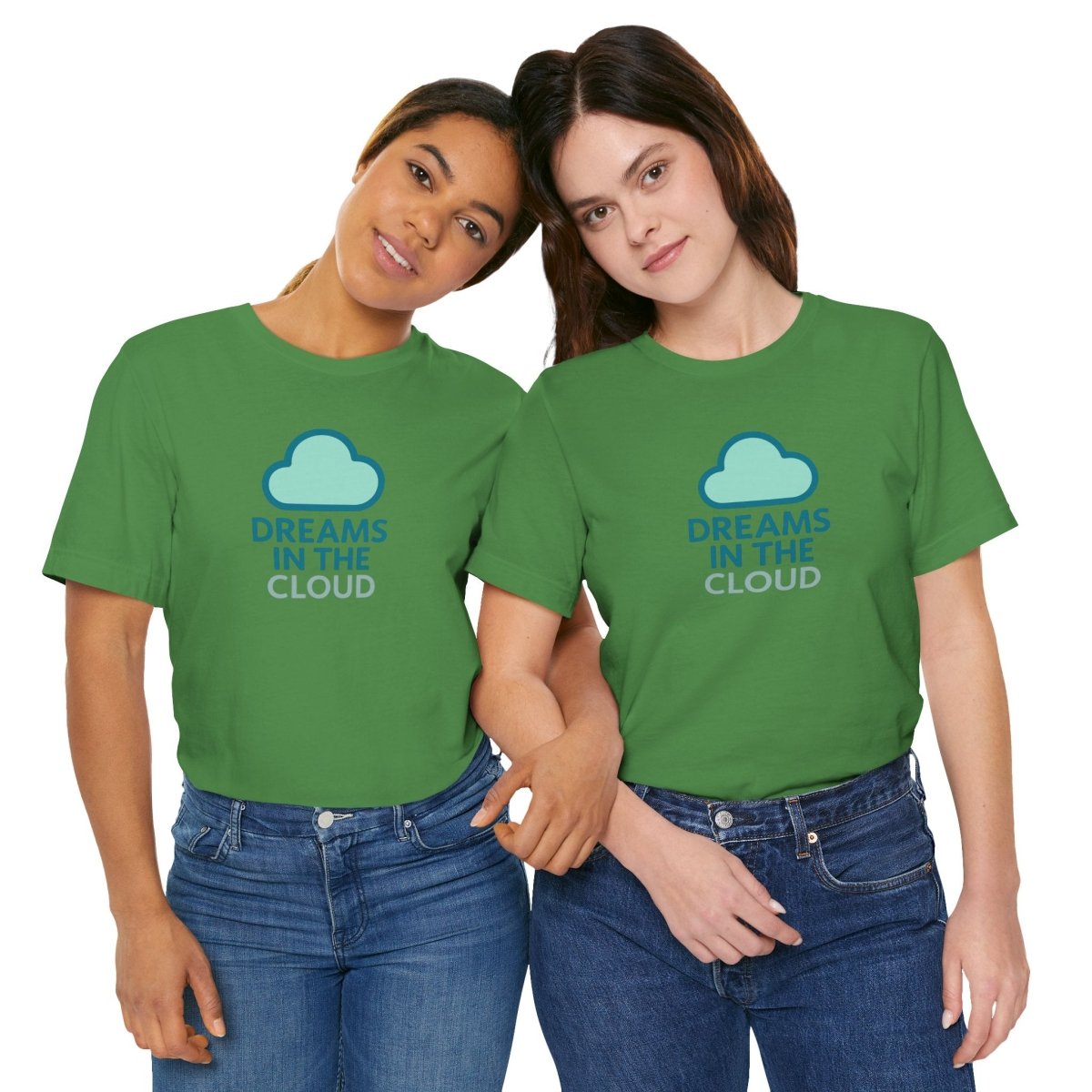 "Dreams in the Cloud" Unisex Tee, Cozy Cloud T-Shirt, Motivational Short Sleeve Shirt, Birthday Gift, Dreamy Casual Wear - AI Tee Hero