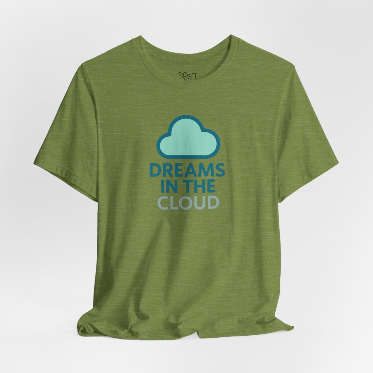 "Dreams in the Cloud" Unisex Tee, Cozy Cloud T-Shirt, Motivational Short Sleeve Shirt, Birthday Gift, Dreamy Casual Wear - AI Tee Hero