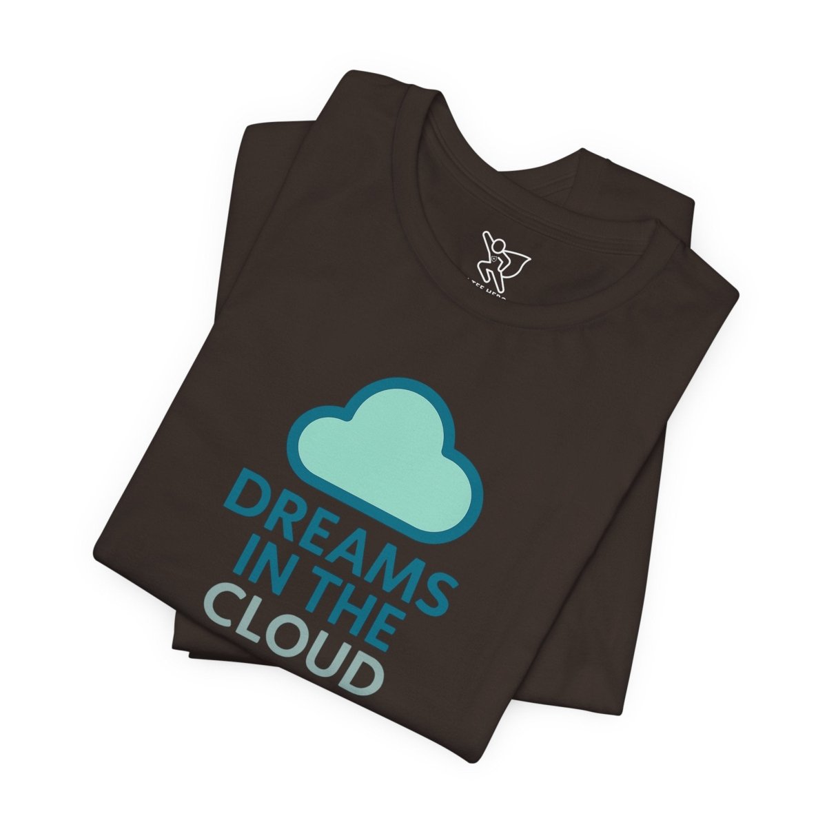 "Dreams in the Cloud" Unisex Tee, Cozy Cloud T-Shirt, Motivational Short Sleeve Shirt, Birthday Gift, Dreamy Casual Wear - AI Tee Hero