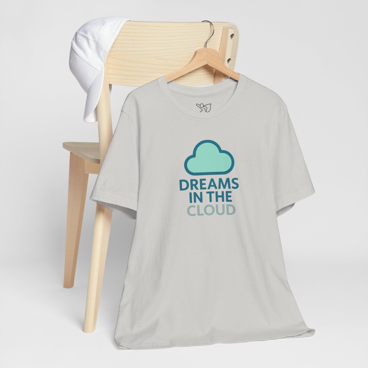 "Dreams in the Cloud" Unisex Tee, Cozy Cloud T-Shirt, Motivational Short Sleeve Shirt, Birthday Gift, Dreamy Casual Wear - AI Tee Hero