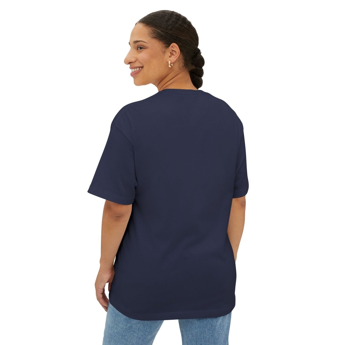 "EAT.SLEEP.TRAIN.REPEAT." Active Lifestyle Oversized Tee, Gym Shirt, Fitness Motivational Tee, Workout Top, Casual Wear, Gift for Athletes, Unisex Boxy Tee MINDSet - AI Tee Hero