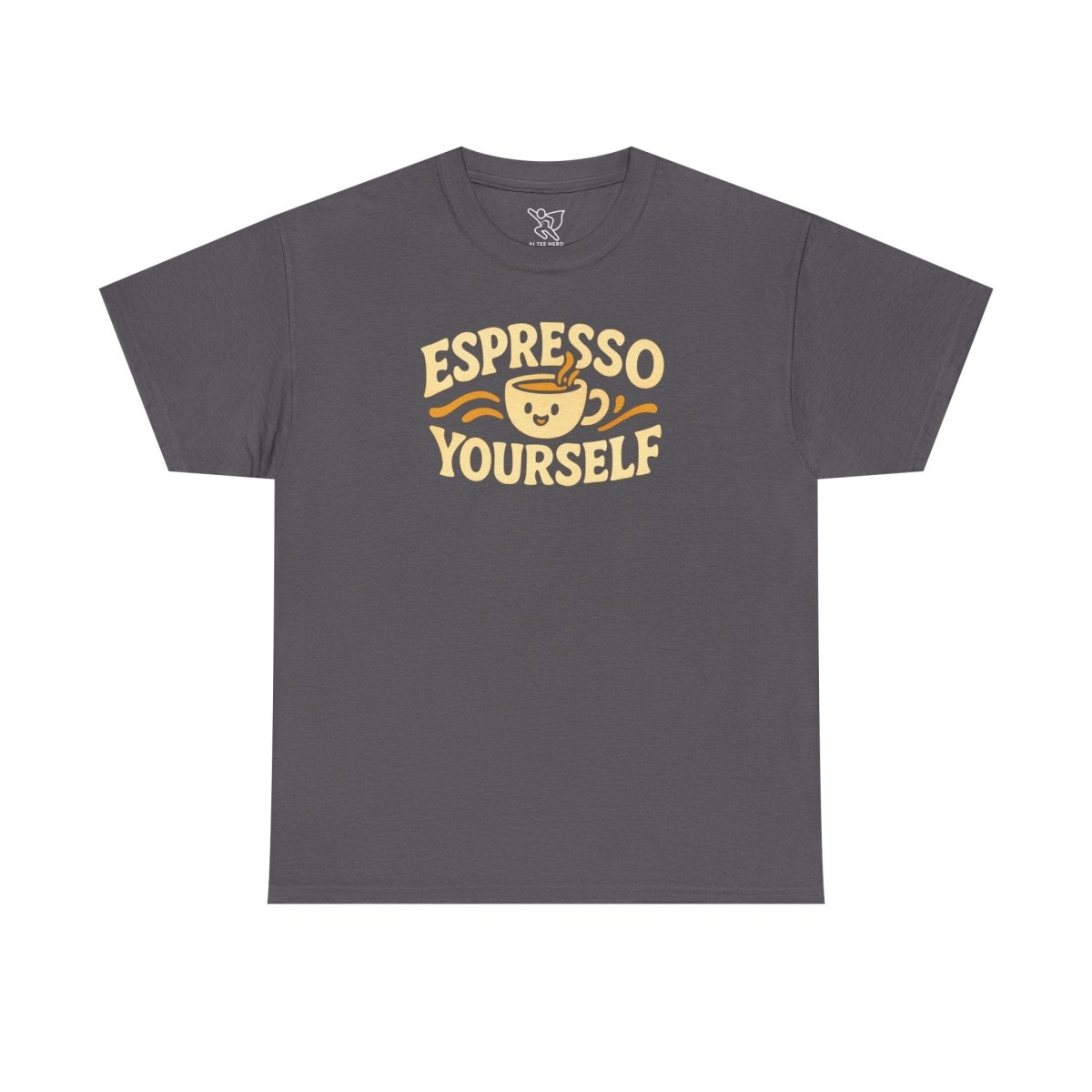 Espresso Yourself Unisex Cotton Tee, Coffee Lover Gift, Casual Wear, Fun T-Shirt, Espresso Themed Apparel - AI Tee Hero