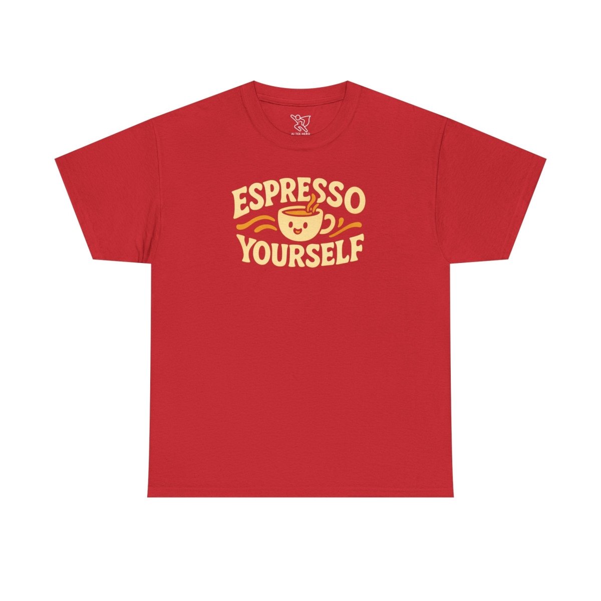 Espresso Yourself Unisex Cotton Tee, Coffee Lover Gift, Casual Wear, Fun T-Shirt, Espresso Themed Apparel - AI Tee Hero