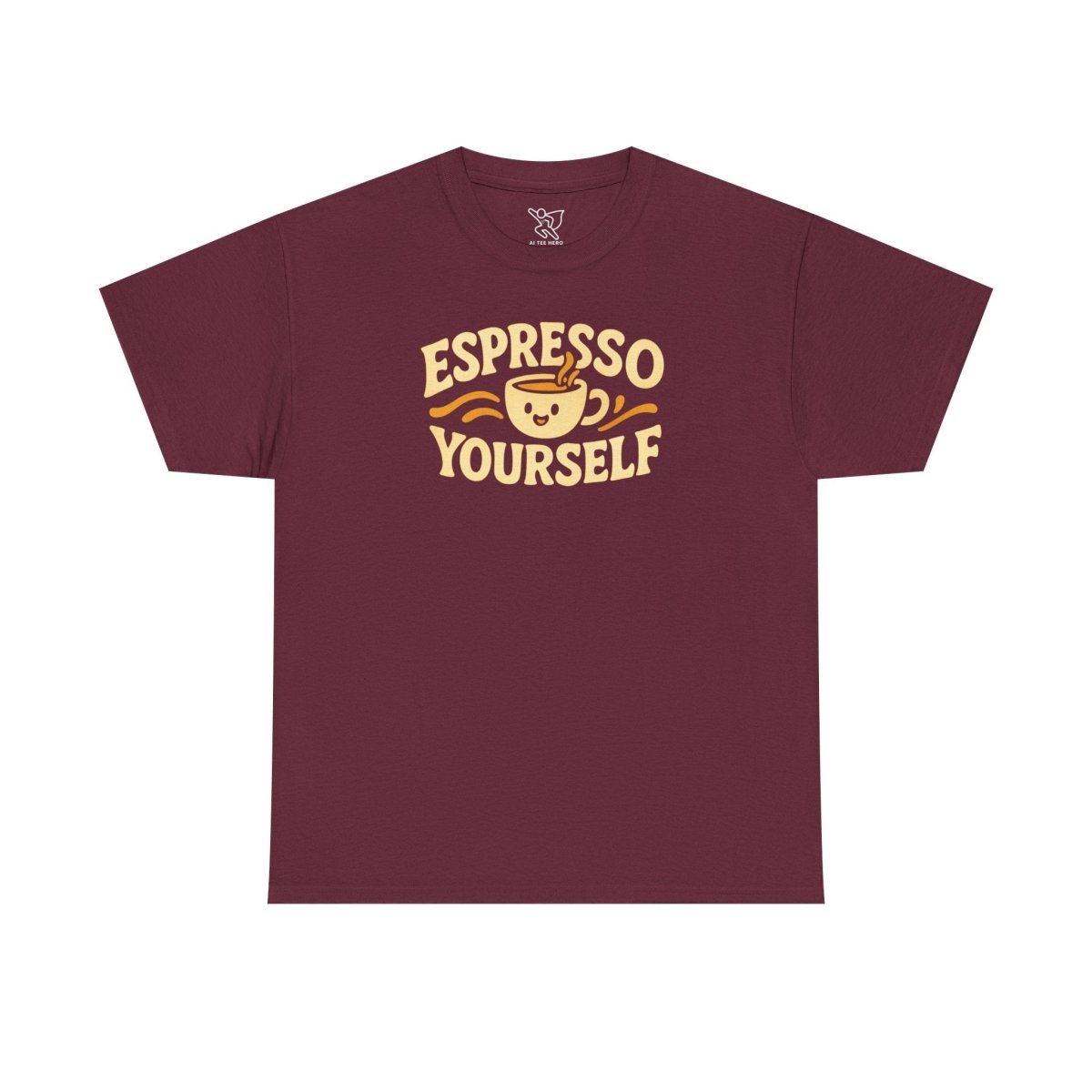 Espresso Yourself Unisex Cotton Tee, Coffee Lover Gift, Casual Wear, Fun T-Shirt, Espresso Themed Apparel - AI Tee Hero