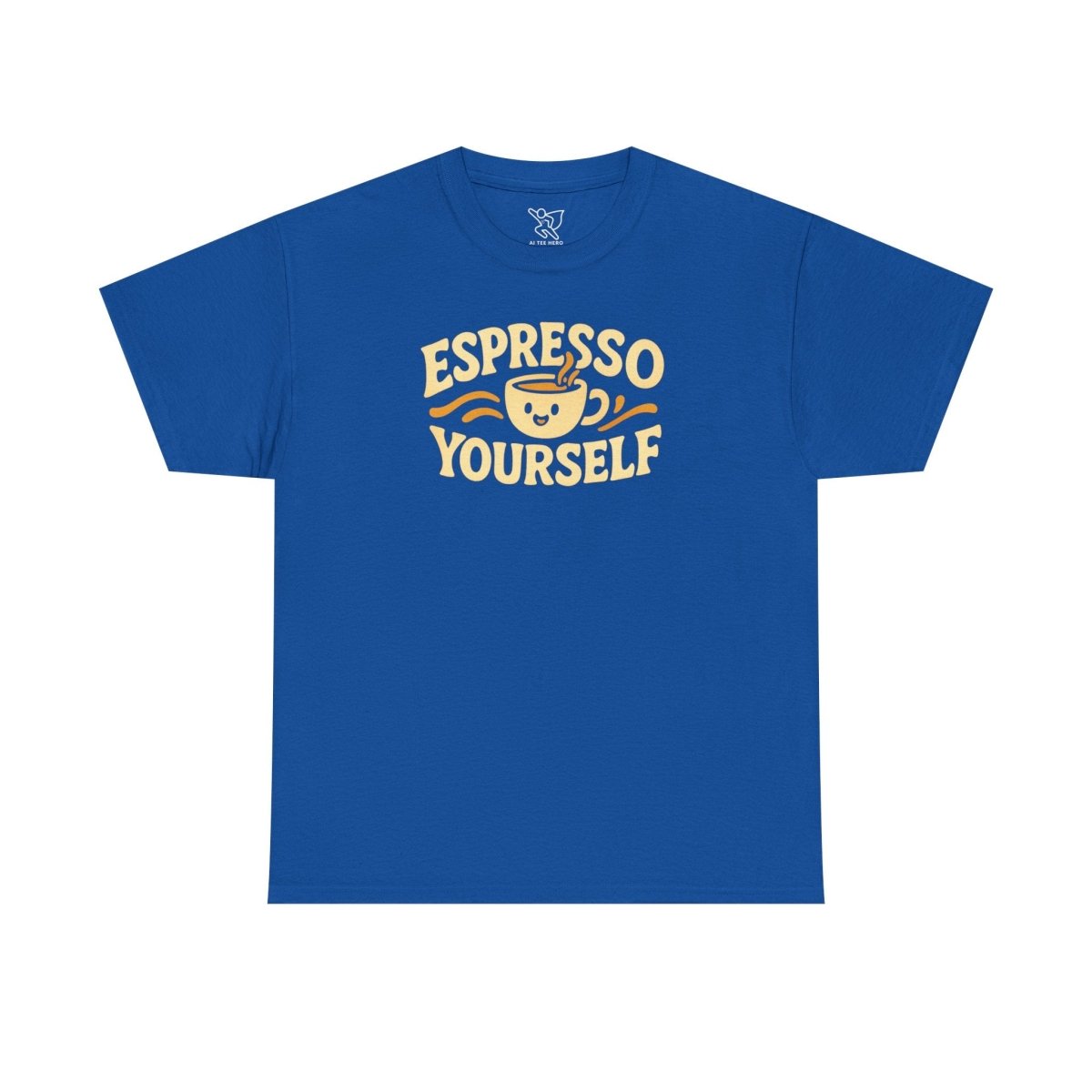 Espresso Yourself Unisex Cotton Tee, Coffee Lover Gift, Casual Wear, Fun T-Shirt, Espresso Themed Apparel - AI Tee Hero