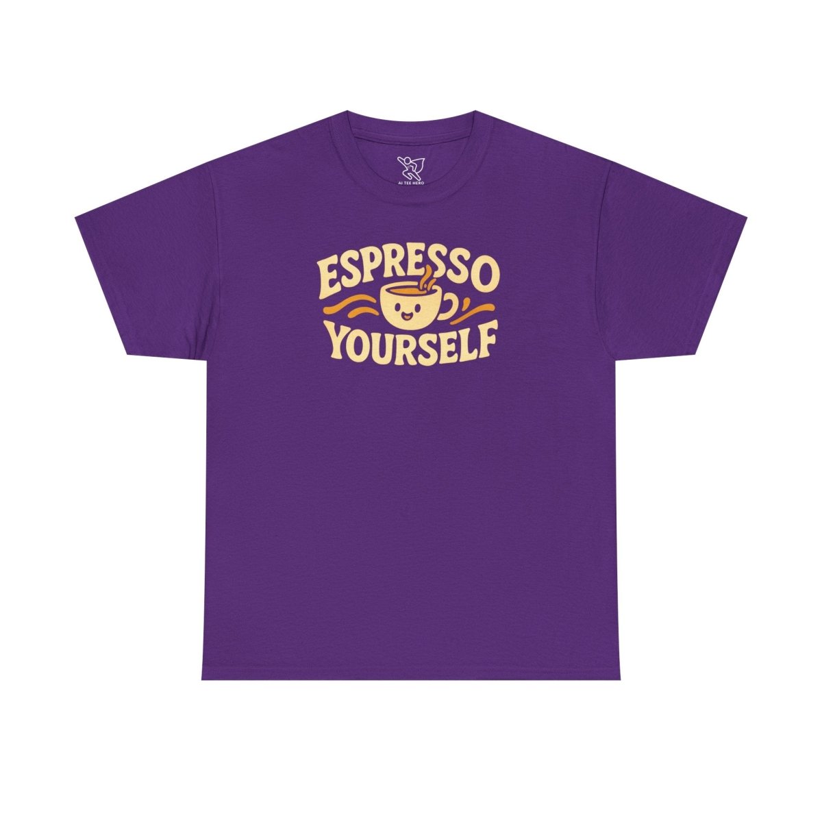 Espresso Yourself Unisex Cotton Tee, Coffee Lover Gift, Casual Wear, Fun T-Shirt, Espresso Themed Apparel - AI Tee Hero
