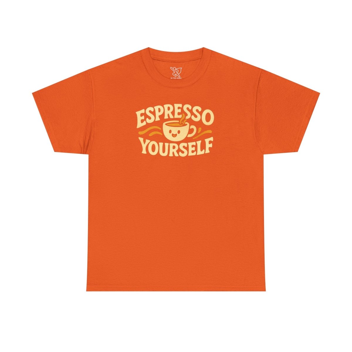 Espresso Yourself Unisex Cotton Tee, Coffee Lover Gift, Casual Wear, Fun T-Shirt, Espresso Themed Apparel - AI Tee Hero