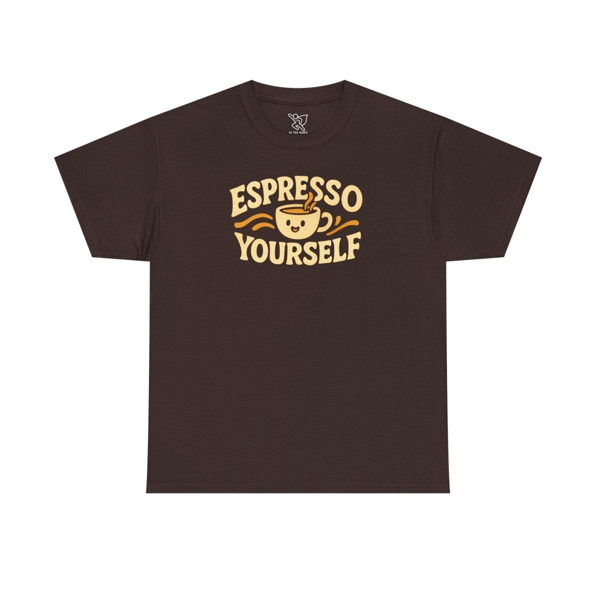 Espresso Yourself Unisex Cotton Tee, Coffee Lover Gift, Casual Wear, Fun T-Shirt, Espresso Themed Apparel - AI Tee Hero