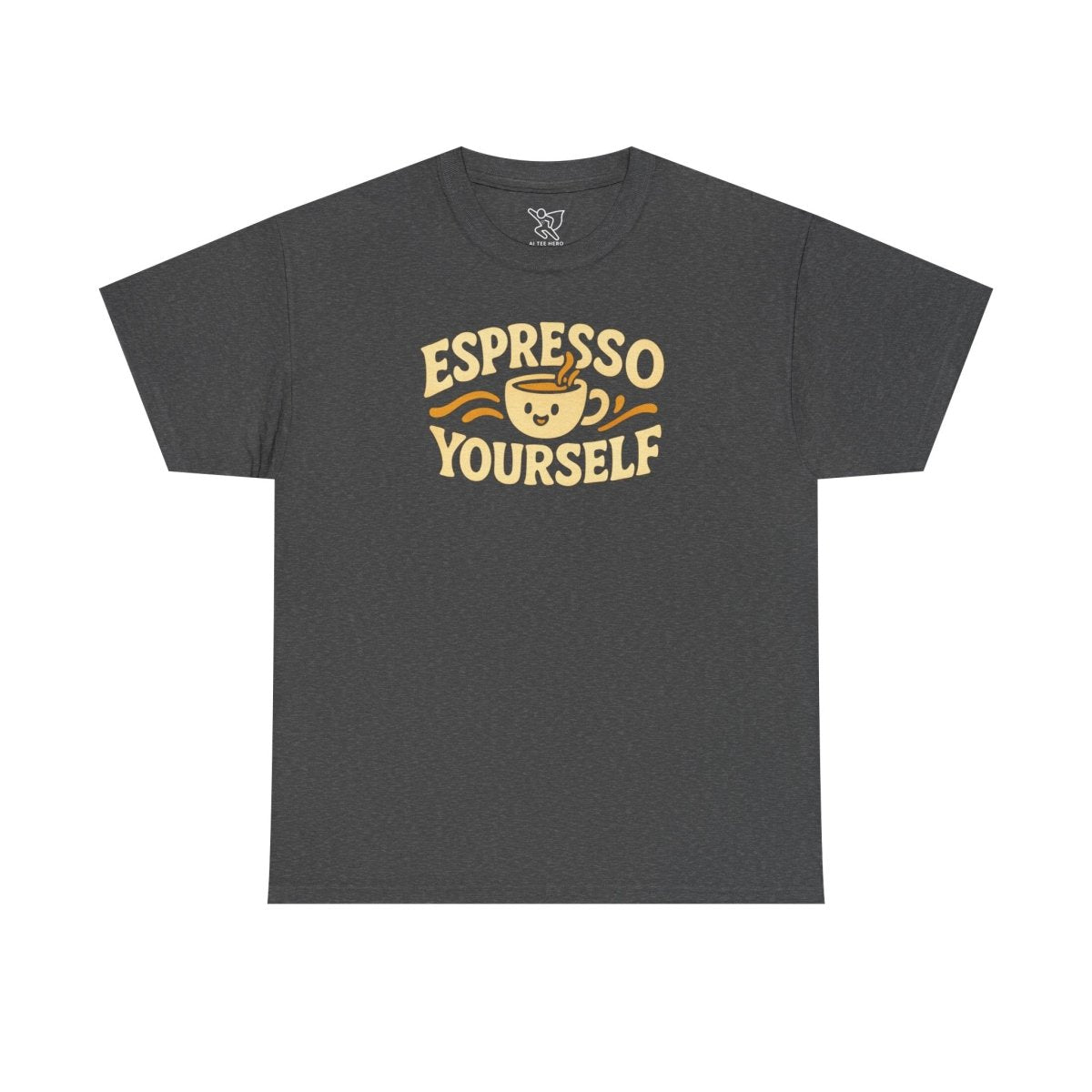 Espresso Yourself Unisex Cotton Tee, Coffee Lover Gift, Casual Wear, Fun T-Shirt, Espresso Themed Apparel - AI Tee Hero