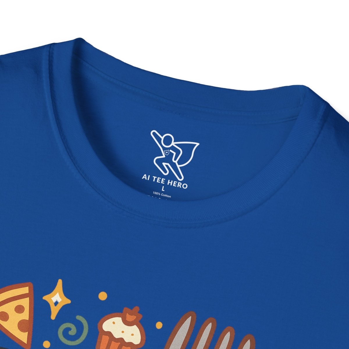 Foodie "Fork Yeah" T-Shirt, Unisex Cotton Tee, Cooking Gift Shirt, Kitchen Love, Food Lover Apparel, Culinary Humor Tee - AI Tee Hero