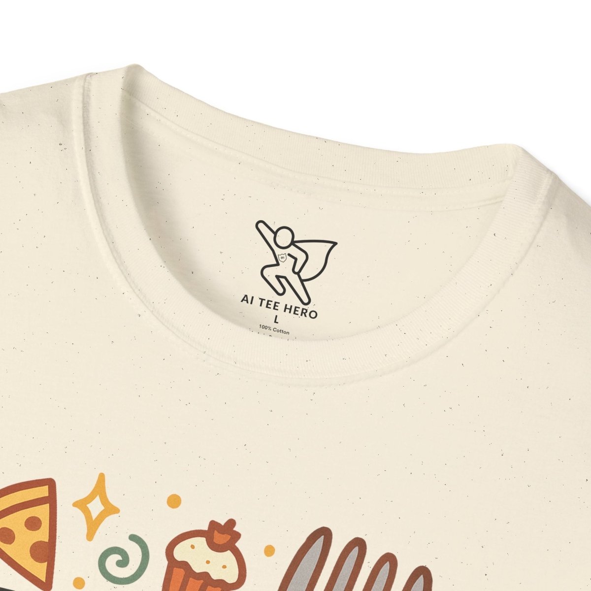 Foodie "Fork Yeah" T-Shirt, Unisex Cotton Tee, Cooking Gift Shirt, Kitchen Love, Food Lover Apparel, Culinary Humor Tee - AI Tee Hero