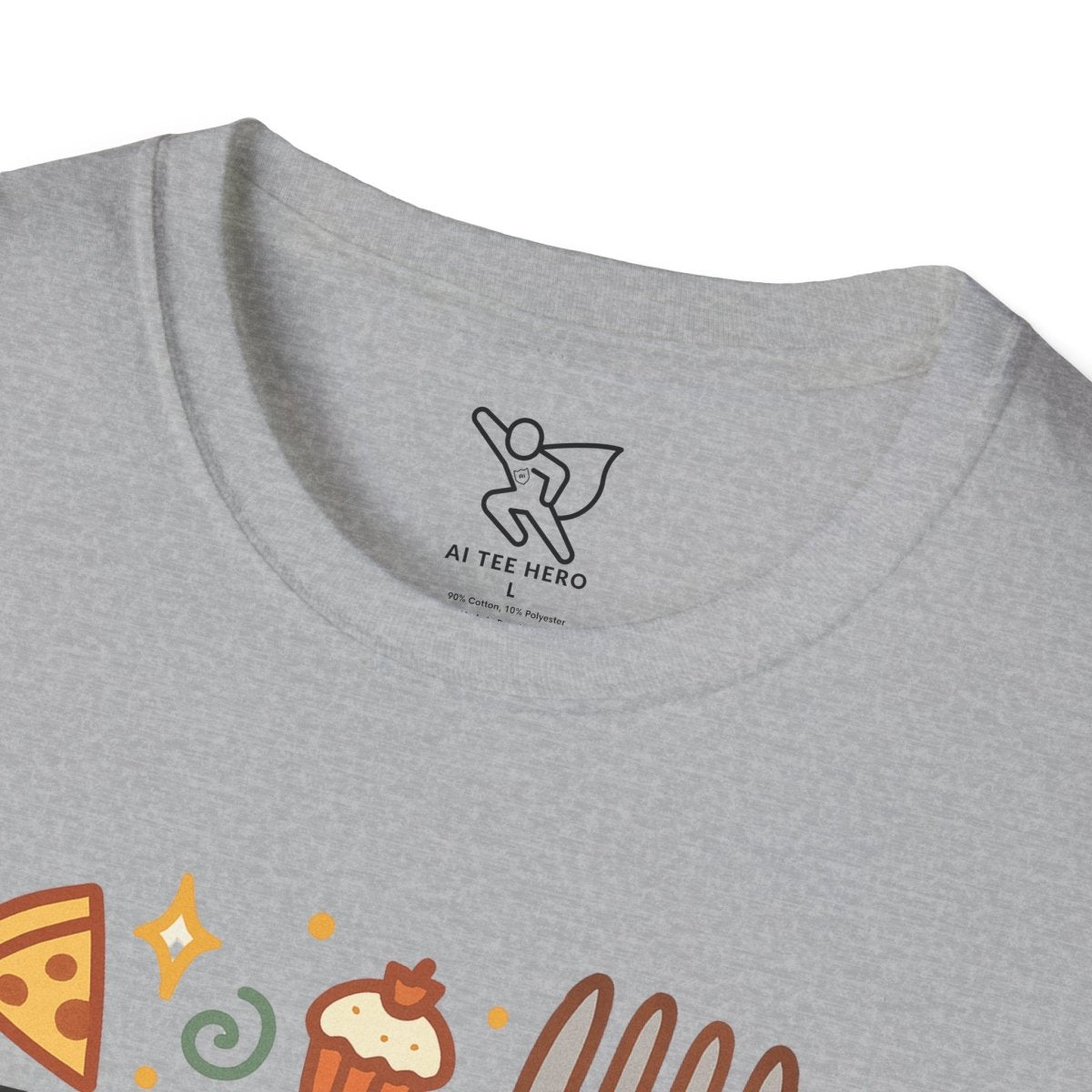 Foodie "Fork Yeah" T-Shirt, Unisex Cotton Tee, Cooking Gift Shirt, Kitchen Love, Food Lover Apparel, Culinary Humor Tee - AI Tee Hero