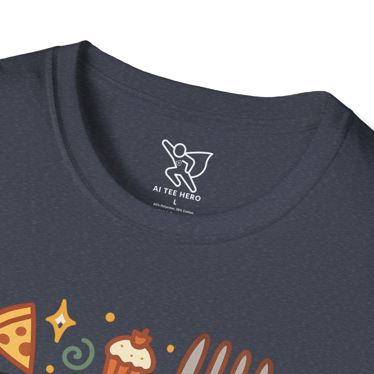 Foodie "Fork Yeah" T-Shirt, Unisex Cotton Tee, Cooking Gift Shirt, Kitchen Love, Food Lover Apparel, Culinary Humor Tee - AI Tee Hero