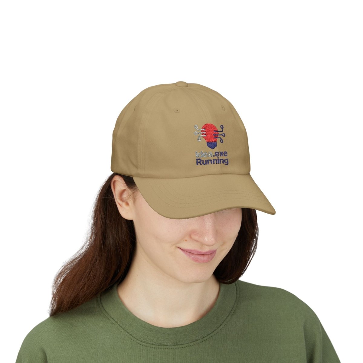 "Idea.exe Running" Classic Dad Cap with Fun Running Design - Perfect Gift for Runners, Sports Events, Casual Wear, Father's Day, and Outdoor Activities - AI Tee Hero