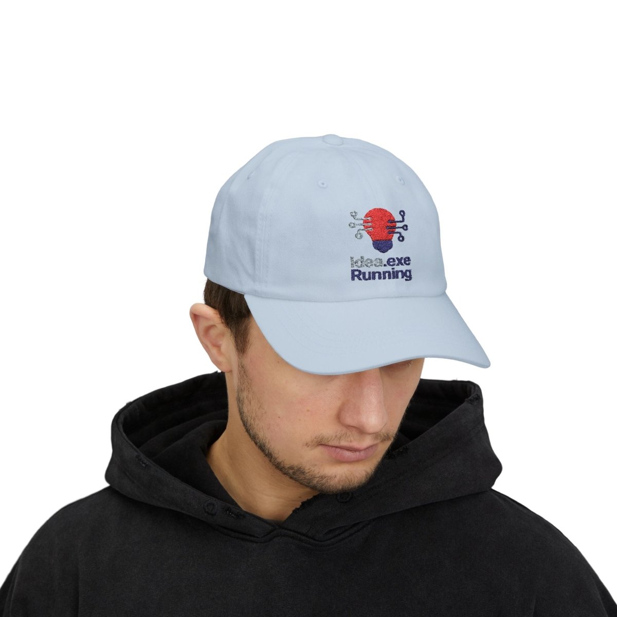 "Idea.exe Running" Classic Dad Cap with Fun Running Design - Perfect Gift for Runners, Sports Events, Casual Wear, Father's Day, and Outdoor Activities - AI Tee Hero