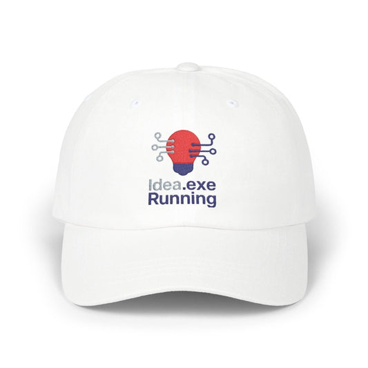 "Idea.exe Running" Classic Dad Cap with Fun Running Design - Perfect Gift for Runners, Sports Events, Casual Wear, Father's Day, and Outdoor Activities - AI Tee Hero