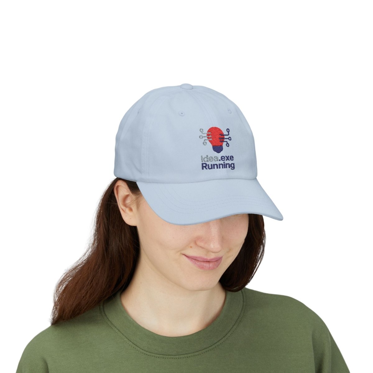"Idea.exe Running" Classic Dad Cap with Fun Running Design - Perfect Gift for Runners, Sports Events, Casual Wear, Father's Day, and Outdoor Activities - AI Tee Hero