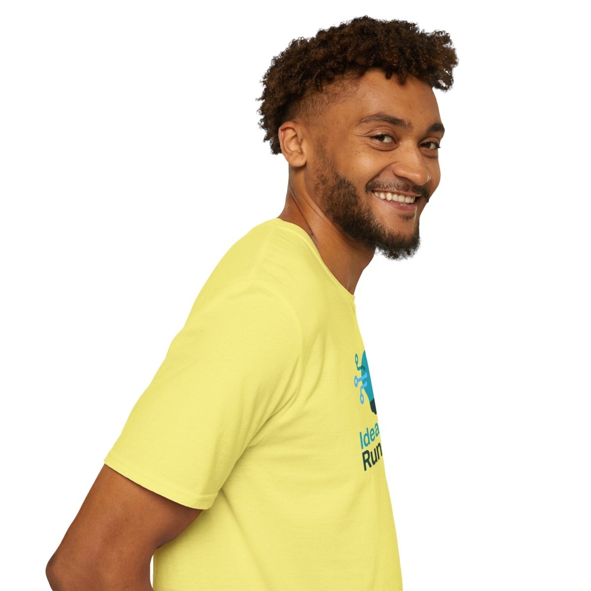 "Idea.exe Running" Tech - Inspired Unisex Softstyle T-Shirt, Geek Humor Tee, Casual Everyday Wear, Gift for Programmers, Unique Tech Gifts, Funny Coding Shirt CW - 1 Teal - AI Tee Hero