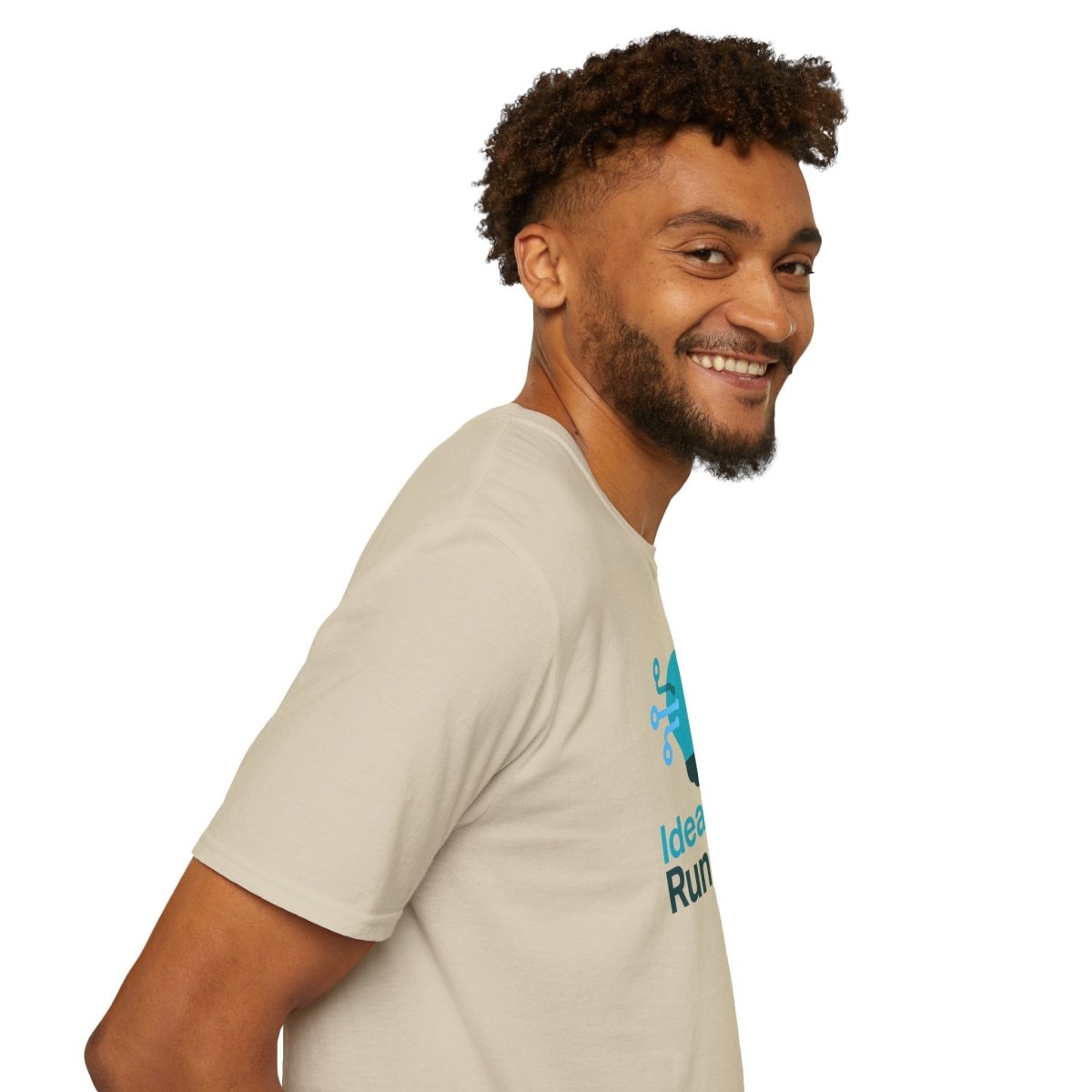 "Idea.exe Running" Tech - Inspired Unisex Softstyle T-Shirt, Geek Humor Tee, Casual Everyday Wear, Gift for Programmers, Unique Tech Gifts, Funny Coding Shirt CW - 1 Teal - AI Tee Hero