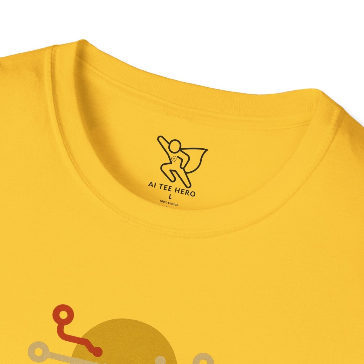 "Idea.exe Running" Tech - Inspired Unisex Softstyle T-Shirt, Geek Humor Tee, Casual Everyday Wear, Gift for Programmers, Unique Tech Gifts, Funny Coding Shirt CW - 2 Yellow Orange - AI Tee Hero