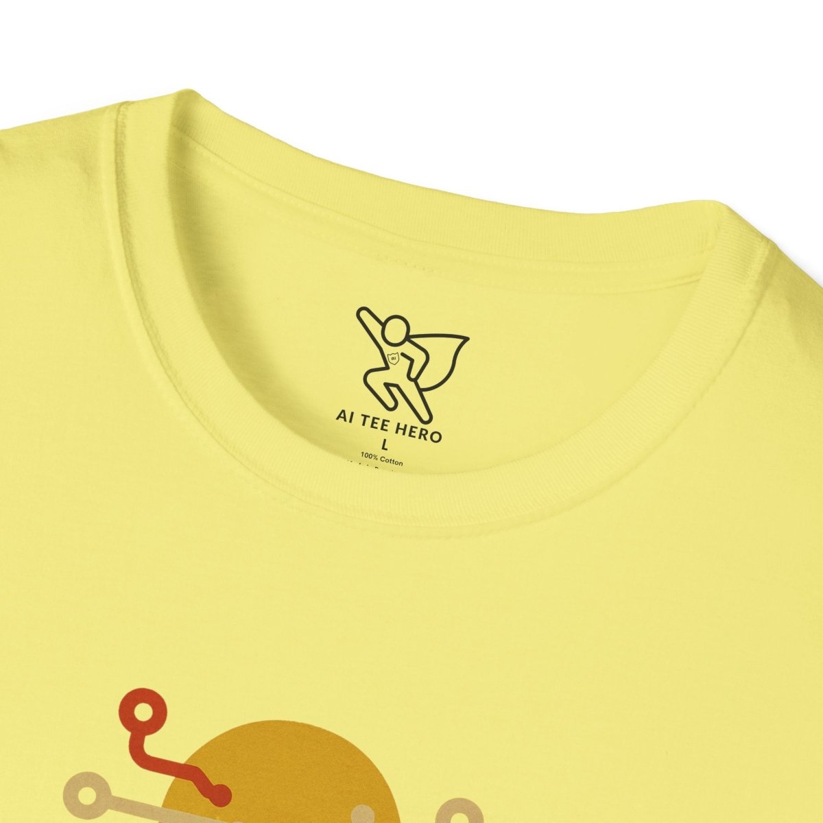 "Idea.exe Running" Tech - Inspired Unisex Softstyle T-Shirt, Geek Humor Tee, Casual Everyday Wear, Gift for Programmers, Unique Tech Gifts, Funny Coding Shirt CW - 2 Yellow Orange - AI Tee Hero